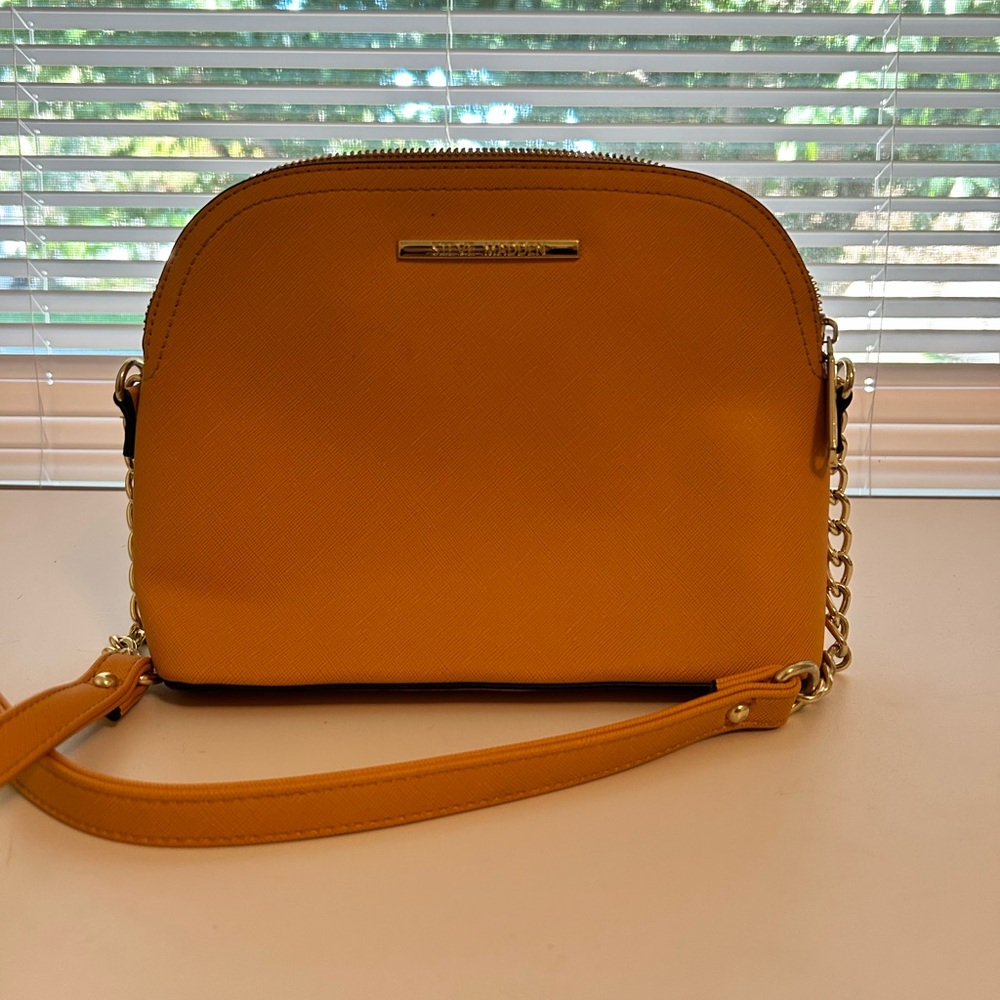 Steve Madden dome style crossbody bag color yellow